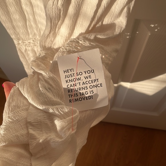 NWT - ASOS White Crochet Midi Dress - Picture 8 of 13